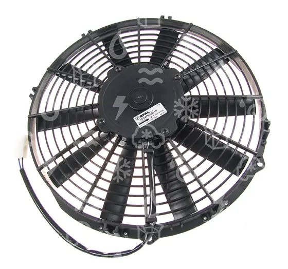 ventilátor univerzální tlačný průměr 305 mm - 10 lopatek, 12 V, VA